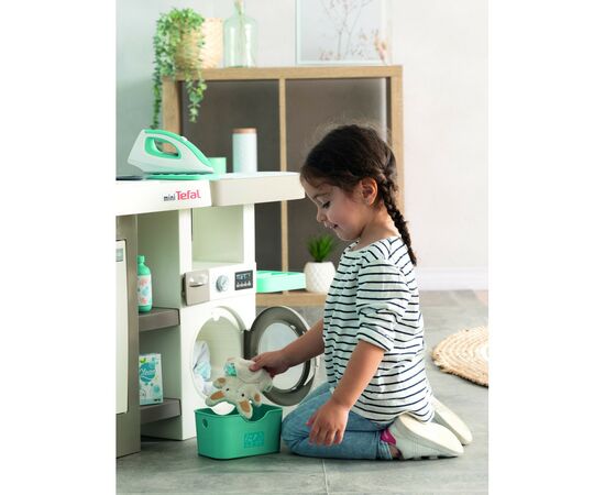 Игровой набор Smoby Интерактивный набор 2 в 1 Тефаль Кухня + Прачечная (311050), изображение 12 Игровой набор Smoby Интерактивный набор 2 в 1 Тефаль Кухня + Прачечная (311050), изображение 12
