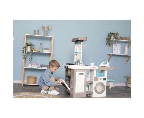 Игровой набор Smoby Интерактивный набор 2 в 1 Тефаль Кухня + Прачечная (311050), изображение 7 Игровой набор Smoby Интерактивный набор 2 в 1 Тефаль Кухня + Прачечная (311050), изображение 7