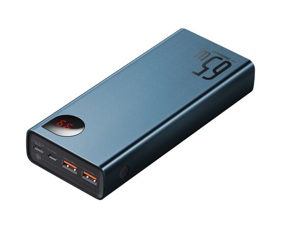 Батарея универсальная Baseus Adaman Metal 20000mAh, PD/65W, QC/3.0, +cable USB to Type-C (PPIMDA-D03), изображение 5 Батарея универсальная Baseus Adaman Metal 20000mAh, PD/65W, QC/3.0, +cable USB to Type-C (PPIMDA-D03), изображение 5