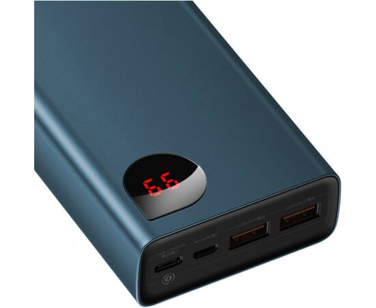 Батарея универсальная Baseus Adaman Metal 20000mAh, PD/65W, QC/3.0, +cable USB to Type-C (PPIMDA-D03), изображение 6 Батарея универсальная Baseus Adaman Metal 20000mAh, PD/65W, QC/3.0, +cable USB to Type-C (PPIMDA-D03), изображение 6