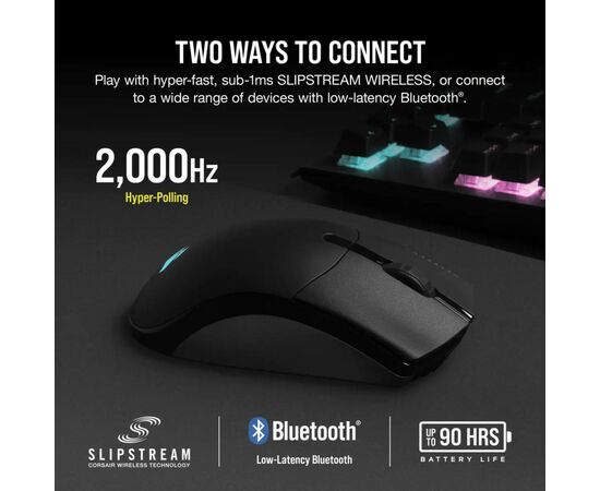 Мишка Corsair Sabre RGB Pro Champion Wireless Black (CH-9313211-EU), зображення 11 Мишка Corsair Sabre RGB Pro Champion Wireless Black (CH-9313211-EU), зображення 11