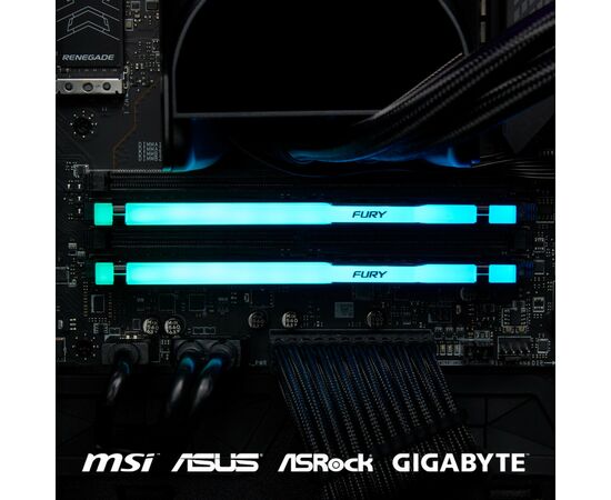 Модуль пам'яті для комп'ютера DDR5 32GB 5200 MHz Beast RGB EXPO Kingston Fury (ex.HyperX) (KF552C36BBEA-32), зображення 10 Модуль пам'яті для комп'ютера DDR5 32GB 5200 MHz Beast RGB EXPO Kingston Fury (ex.HyperX) (KF552C36BBEA-32), зображення 10