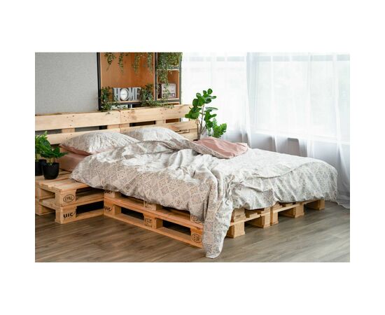 Постельное белье Ardesto Gloria сатин розовый полуторный 160х220 (ART1622LP), изображение 5