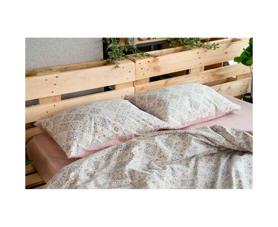 Постельное белье Ardesto Gloria сатин розовый полуторный 160х220 (ART1622LP), изображение 6