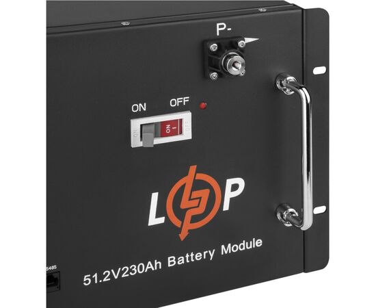 Батарея LiFePo4 LogicPower 48V (51.2V) - 230 Ah (11776Wh) (20331), изображение 4 Батарея LiFePo4 LogicPower 48V (51.2V) - 230 Ah (11776Wh) (20331), изображение 4