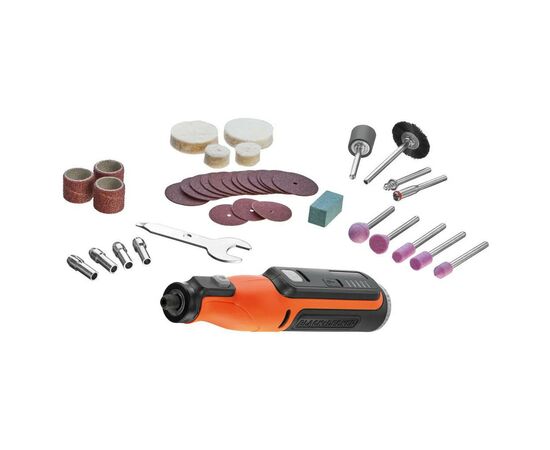 Гравер Black&Decker 29500 об/мин, 7,2V, Li-Ion 1,5Ah (BCRT8I), изображение 10 Гравер Black&Decker 29500 об/мин, 7,2V, Li-Ion 1,5Ah (BCRT8I), изображение 10