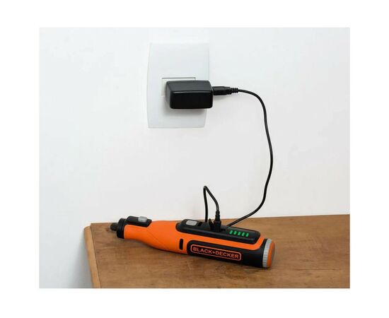 Гравер Black&Decker 29500 об/мин, 7,2V, Li-Ion 1,5Ah (BCRT8I), изображение 11 Гравер Black&Decker 29500 об/мин, 7,2V, Li-Ion 1,5Ah (BCRT8I), изображение 11