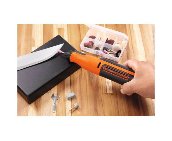 Гравер Black&Decker 29500 об/мин, 7,2V, Li-Ion 1,5Ah (BCRT8I), изображение 12 Гравер Black&Decker 29500 об/мин, 7,2V, Li-Ion 1,5Ah (BCRT8I), изображение 12