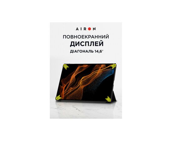 Чехол для планшета AirOn Premium Samsung Galaxy Tab S8 Ultra 14.6 2022 + protective film black (4822352781090), изображение 8 Чехол для планшета AirOn Premium Samsung Galaxy Tab S8 Ultra 14.6 2022 + protective film black (4822352781090), изображение 8