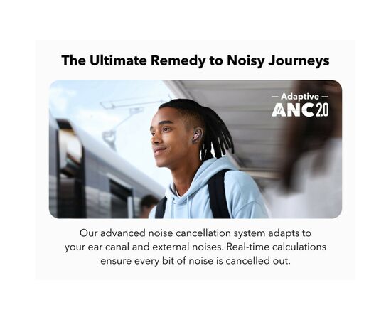 Навушники Anker SoundСore Liberty 4 NC Pastel Pink (A3947G51), зображення 10 Навушники Anker SoundСore Liberty 4 NC Pastel Pink (A3947G51), зображення 10