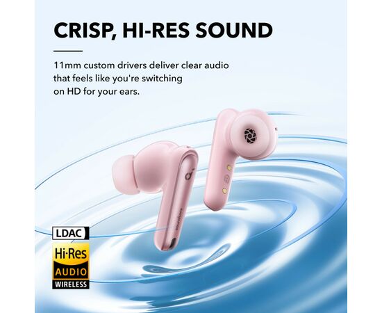 Навушники Anker SoundСore Liberty 4 NC Pastel Pink (A3947G51), зображення 3 Навушники Anker SoundСore Liberty 4 NC Pastel Pink (A3947G51), зображення 3