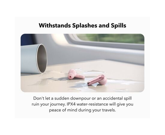 Навушники Anker SoundСore Liberty 4 NC Pastel Pink (A3947G51), зображення 9 Навушники Anker SoundСore Liberty 4 NC Pastel Pink (A3947G51), зображення 9