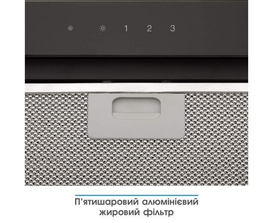 Вытяжка кухонная Eleyus GEMINI 700 LED 52 BL, изображение 8 Вытяжка кухонная Eleyus GEMINI 700 LED 52 BL, изображение 8