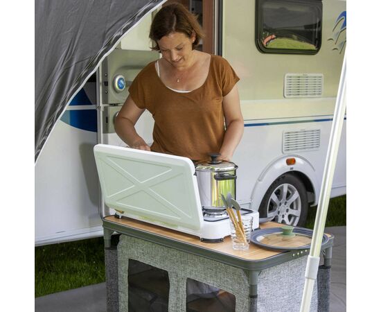 Набор кемпинговой мебели Bo-Camp Кухня кемпінгова Hampton Сіра (1593655), изображение 11 Набор кемпинговой мебели Bo-Camp Кухня кемпінгова Hampton Сіра (1593655), изображение 11