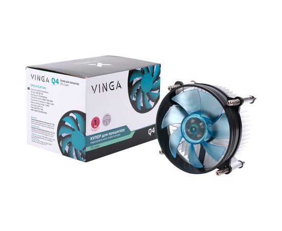 Кулер до процесора Vinga Q4, зображення 2 Кулер до процесора Vinga Q4, зображення 2