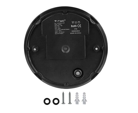 Светильник V-TAC LED8W, SKU-1260, 230V, 4000К, IP54 (3800157611824), изображение 5 Светильник V-TAC LED8W, SKU-1260, 230V, 4000К, IP54 (3800157611824), изображение 5