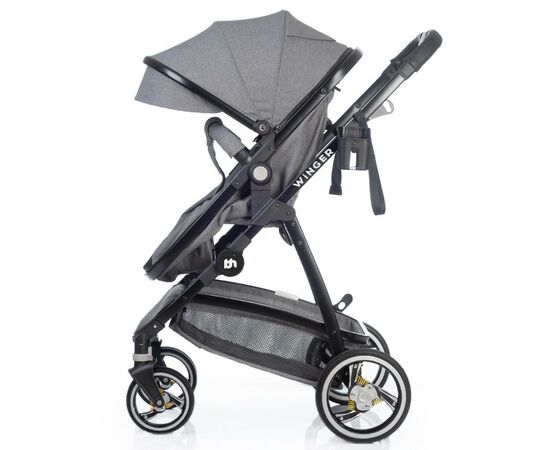 Коляска BabyHit Winger Grey трансформер (73555), изображение 2 Коляска BabyHit Winger Grey трансформер (73555), изображение 2