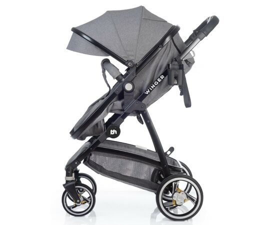Коляска BabyHit Winger Grey трансформер (73555), изображение 3 Коляска BabyHit Winger Grey трансформер (73555), изображение 3