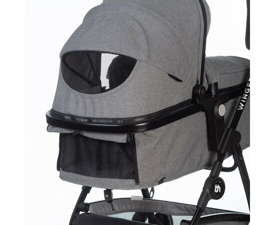 Коляска BabyHit Winger Grey трансформер (73555), изображение 7 Коляска BabyHit Winger Grey трансформер (73555), изображение 7