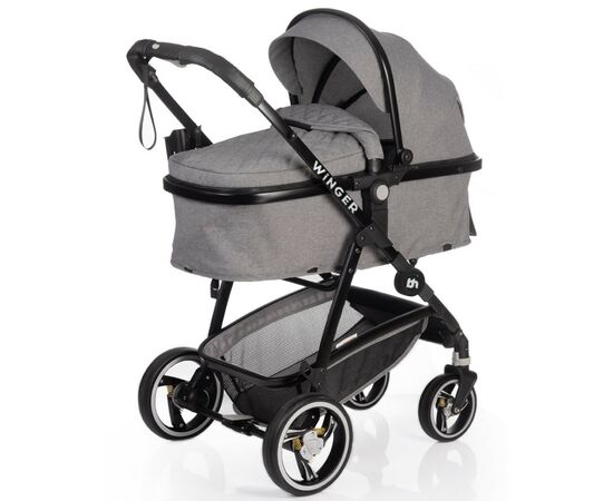 Коляска BabyHit Winger Grey трансформер (73555), изображение 8 Коляска BabyHit Winger Grey трансформер (73555), изображение 8