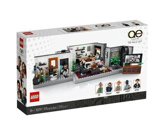 Конструктор LEGO Icons Queer Eye — лофт «Великолепной пятерки» 974 детали (10291-)