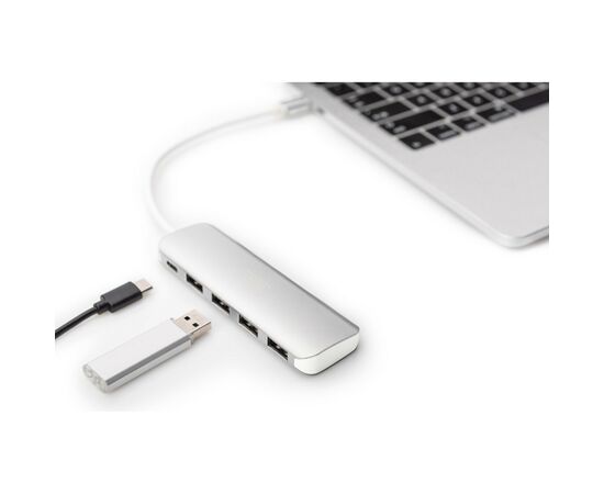 Концентратор Digitus USB Type-C, 4xUSB 3.0 (DA-70242-1), изображение 9 Концентратор Digitus USB Type-C, 4xUSB 3.0 (DA-70242-1), изображение 9