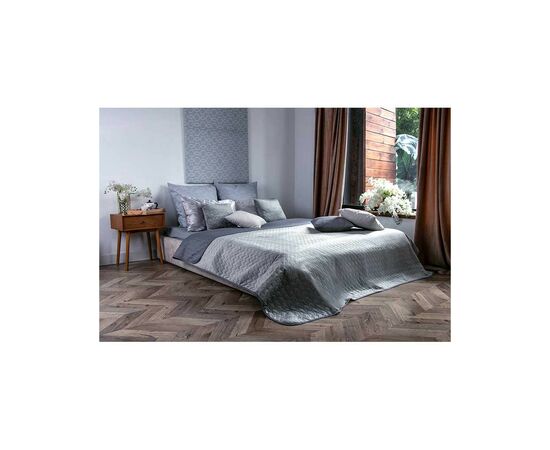 Покрывало Руно двухстороннее VeLour Серое 180 х 220 см (340.55_Grey), изображение 2 Покрывало Руно двухстороннее VeLour Серое 180 х 220 см (340.55_Grey), изображение 2