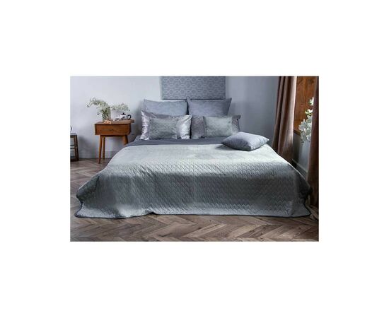Покривало Руно двостороннє VeLour Сіре 180 х 220 см (340.55_Grey)