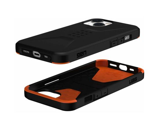 Чехол для моб. телефона Uag Apple iPhone 14 Civilian, Black (114040114040), изображение 10