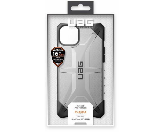 Чохол до моб. телефона Uag Apple iPhone 14 Plus Plasma, Ash (114065113131), зображення 12 Чохол до моб. телефона Uag Apple iPhone 14 Plus Plasma, Ash (114065113131), зображення 12