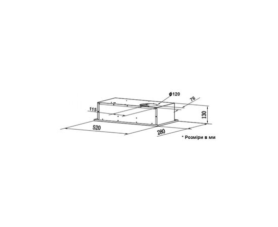 Вытяжка кухонная Interline BLOW IX A/60/PB, изображение 9 Вытяжка кухонная Interline BLOW IX A/60/PB, изображение 9