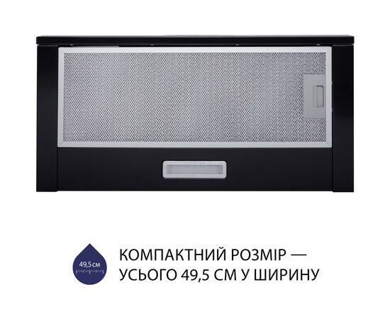 Вытяжка кухонная Minola HTL 5714 BL 1100 LED, изображение 2 Вытяжка кухонная Minola HTL 5714 BL 1100 LED, изображение 2