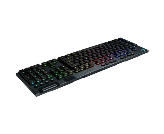 Клавиатура Logitech G915 Lightspeed RGB Wireless GL Tactile UA Black (920-008910), изображение 3 Клавиатура Logitech G915 Lightspeed RGB Wireless GL Tactile UA Black (920-008910), изображение 3