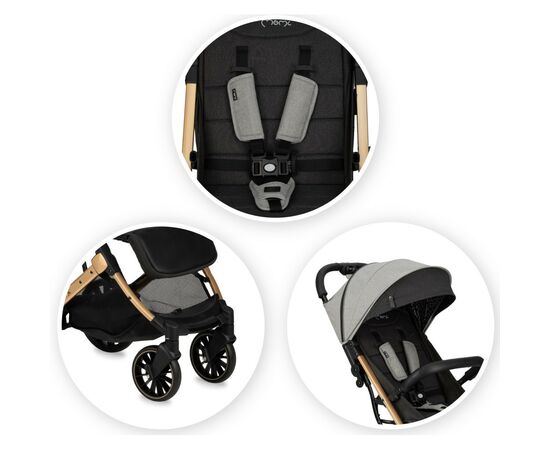 Коляска MoMi Estelle Dakar Leopard (WOSP00021), изображение 6 Коляска MoMi Estelle Dakar Leopard (WOSP00021), изображение 6