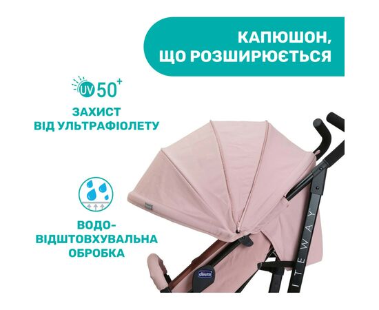 Коляска Chicco Liteway 4 Розовая (79892.20), изображение 4 Коляска Chicco Liteway 4 Розовая (79892.20), изображение 4