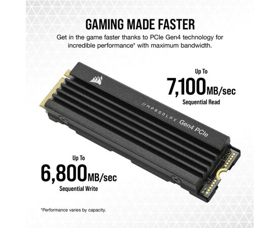 Накопитель SSD M.2 2280 2TB MP600PRO LPX Corsair (CSSD-F2000GBMP600PLP), изображение 11 Накопитель SSD M.2 2280 2TB MP600PRO LPX Corsair (CSSD-F2000GBMP600PLP), изображение 11
