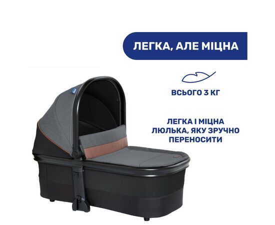 Коляска Chicco 2 в 1 Mysa Серая (2900990849451) (87026.45.01), изображение 3 Коляска Chicco 2 в 1 Mysa Серая (2900990849451) (87026.45.01), изображение 3