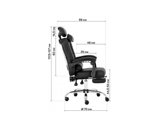 Офисное кресло GT Racer X-8002 Cream, изображение 11 Офисное кресло GT Racer X-8002 Cream, изображение 11