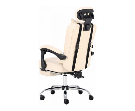 Офисное кресло GT Racer X-8002 Cream, изображение 6 Офисное кресло GT Racer X-8002 Cream, изображение 6