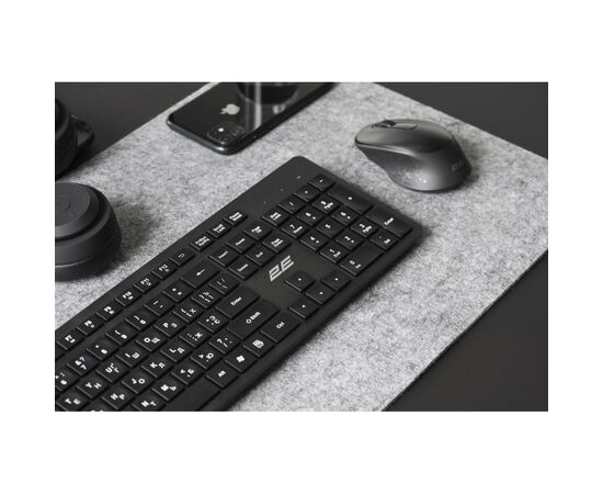 Клавиатура 2E KS260 Wireless Black (2E-KS260WB), изображение 2 Клавиатура 2E KS260 Wireless Black (2E-KS260WB), изображение 2