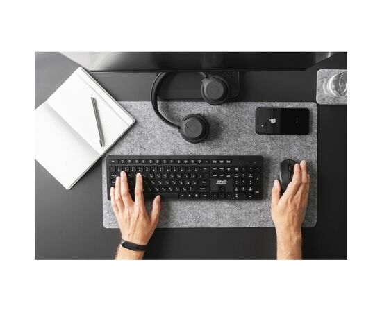 Клавиатура 2E KS260 Wireless Black (2E-KS260WB), изображение 3 Клавиатура 2E KS260 Wireless Black (2E-KS260WB), изображение 3