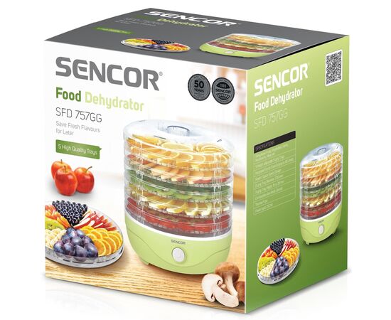 Сушка для овощей и фруктов Sencor SFD757GG, изображение 11 Сушка для овощей и фруктов Sencor SFD757GG, изображение 11