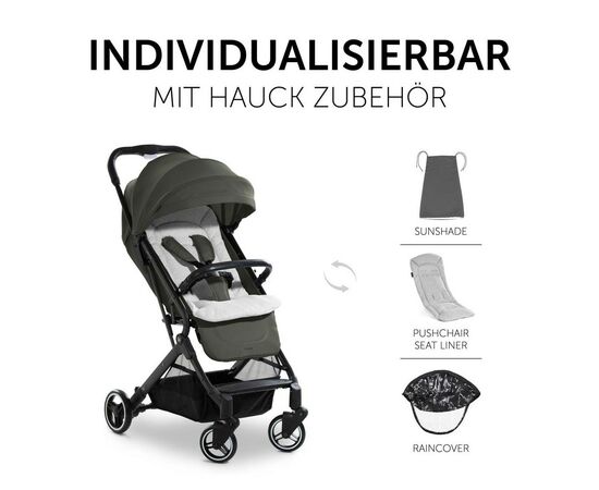 Коляска Hauck Travel N Care Dark Olive (16017-6), изображение 2 Коляска Hauck Travel N Care Dark Olive (16017-6), изображение 2
