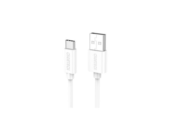 Дата кабель USB 2.0 AM to Type-C 1.0m Choetech (AC0002-WH)