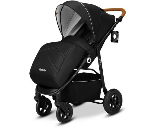 Коляска Lionelo Natt Black Onyx (LO-NATT BLACK ONYX), изображение 2 Коляска Lionelo Natt Black Onyx (LO-NATT BLACK ONYX), изображение 2