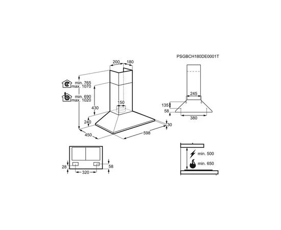 Вытяжка кухонная Electrolux LFC316X, изображение 11 Вытяжка кухонная Electrolux LFC316X, изображение 11