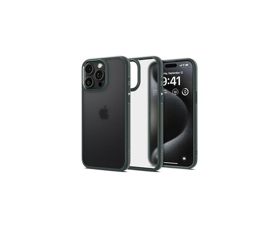 Чехол для мобильного телефона Spigen Apple iPhone 15 Pro Ultra Hybrid Frost Green (ACS06710), изображение 2 Чехол для мобильного телефона Spigen Apple iPhone 15 Pro Ultra Hybrid Frost Green (ACS06710), изображение 2