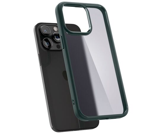 Чехол для мобильного телефона Spigen Apple iPhone 15 Pro Ultra Hybrid Frost Green (ACS06710), изображение 7 Чехол для мобильного телефона Spigen Apple iPhone 15 Pro Ultra Hybrid Frost Green (ACS06710), изображение 7