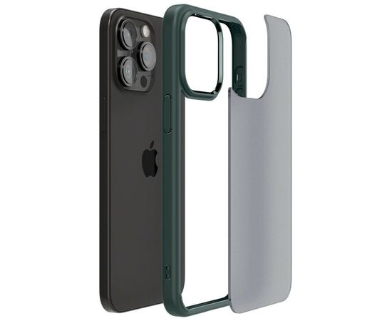 Чехол для мобильного телефона Spigen Apple iPhone 15 Pro Ultra Hybrid Frost Green (ACS06710), изображение 9 Чехол для мобильного телефона Spigen Apple iPhone 15 Pro Ultra Hybrid Frost Green (ACS06710), изображение 9