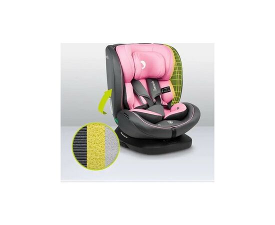 Автокресло Lionelo Bastiaan i-Size Pink Baby, розовое (LO-BASTIAAN I-SIZE PINK BABY), изображение 4 Автокресло Lionelo Bastiaan i-Size Pink Baby, розовое (LO-BASTIAAN I-SIZE PINK BABY), изображение 4